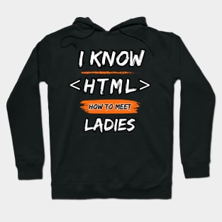 I Know HTML How To Meet Ladies Hoodie